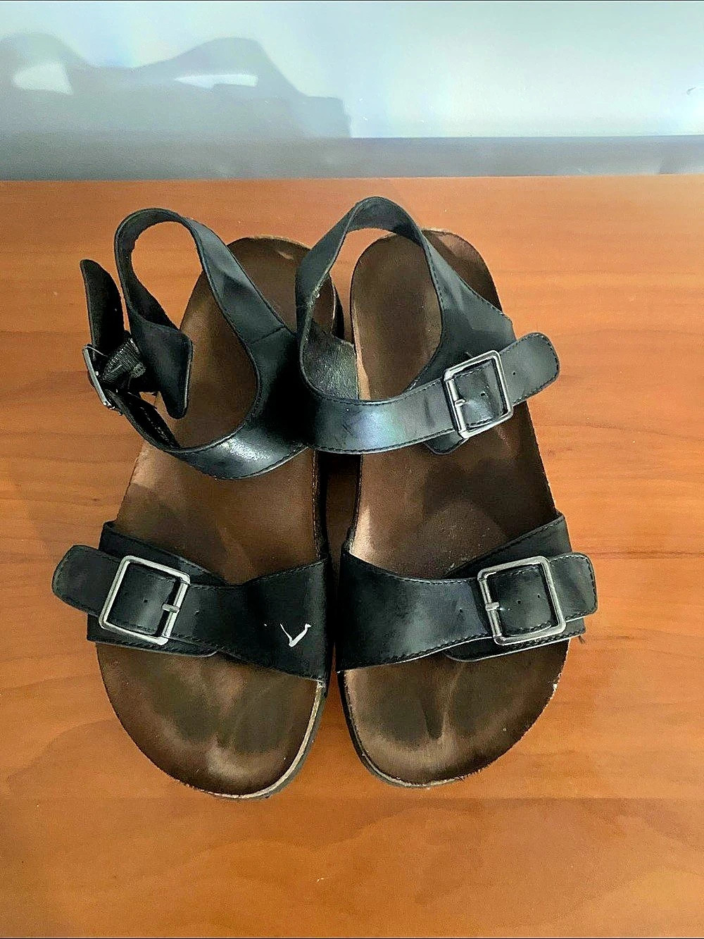 Birkenstock Milano Black Buckle Strap Sandals